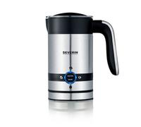 SEVERIN Espumador de leche para espumar en frío y en caliente además de calentar leche, indicado para espumar aprox. 100 ml o calendar aprox. 200 ml de leche. 450 W, acero inoxidable SM 3584