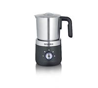 SEVERIN Espumador de Leche por Inducción, 550 W, 300 ml, también para calentar, espumar y derretir chocolate, Acero Inox Cepillado, Negro, SM 3588
