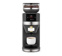 Severin Filter Coffee Machine FILKA with glass jug, black-silver | Filka 9620 - Molinillo automático (temporizador, pantalla LED, 1520 W, versión mejorada, color negro, acero inoxidable)