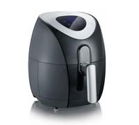 Severin Fr 2430 Freidora Freidora De Aire Caliente 3,2 L Sencillo Negro, Acero Inoxidable Independiente 1500 W
