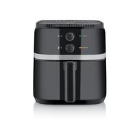 SEVERIN Freidora de aire caliente con Temperatura regulable de 80 a 200 °C, freidora eléctrica para freír sin grasa, innovador horno freidora para freír de forma saludable, negro, FR 2452