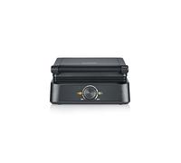 SEVERIN - Gofrera belga con recubrimiento cerámico, gofres, termostato variable,1600 W, dimensiones 20,3 x 25,5 x 10,5 cm, Negro mate WA 2130