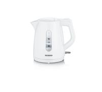 SEVERIN WK 3411 Hervidor de Agua, 2.200 W, 1.0 L aprox., Base 360° con Sistema Inalámbrico, Blanco