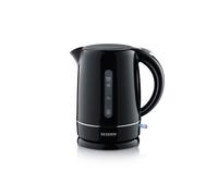 Severin Hervidor de agua WK 4322 – 1,7 L, 2.200 W, filtro para cal extraíble y lavable, negro