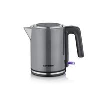 SEVERIN - Hervidora 1 L. 2400 W. Gris WK 9574 | Apertura XXL, potente y compacta, edición limitada, acero inoxidable, gris piedra, 9574