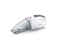 Severin HV 7144, Aspiradora manual para sólidos y líquidos, batería de iones de litio de 7.4 V, Incluye cable 12V para encendedor de coche y 3 accesorios, S´POWER home & car Li 20, Blanco/Rojo