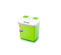 Severin KB 2923 Nevera Eléctrica Portátil con Función de Enfriamiento y de Preservación del Calor, 25 L, Incl. Conexión USB, 2 Conexiones de corriente 220-240 V / 12 V Dc, verde