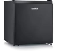 SEVERIN Mini nevera con compartimento de baja temperatura, nevera pequeña con estante intermedio, mini frigorífico de bajo consumo para hogares pequeños, 45 litros, negro, KB 8879