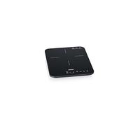 SEVERIN placa de cocina de inducción, placa vitrocerámica, 10 niveles de potencia, pantalla táctil con temporizador, señal acústica y desconexión automática, 2000 W, negro/vidrio, KP 1032