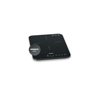 SEVERIN placa de cocina de inducción, placa vitrocerámica, 10 niveles de potencia, pantalla táctil con temporizador, señal acústica y desconexión automática, 2000 W, negro/vidrio, KP 1032