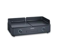 Severin Barbacoa eléctrica PG 8569 – 1.300 cm², 2.200 W, 5 niveles, cerámica sin PFAS, negro