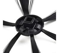 Severin RB7025 - Juego de 4 cepillos redondos para limpieza óptima