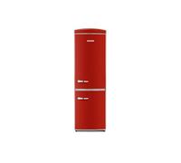 SEVERIN Retro Fridge/Freezer Combination, 315L, Red