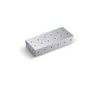 SEVERIN SEVO Smoke Box de acero inoxidable, para ahumar carne y pescado, caja de ahumar duradera para rellenar con madera y hierbas, apta para lavavajillas, ZB 8183, plata