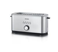 Severin - tostadora atuomática con función bagel - 2 ranuras largas 1400 w acero inoxidable at 2621