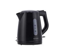 SEVERIN WK 3410 Hervidor de Agua, 2.200 W, 1.0 L aprox., Base 360° con Sistema Inalámbrico, Negro
