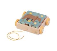 Sevi Puzzle Animales de Las Dolomitas Juguetes de Madera para niños a Partir de Dos años. | 19x6x19cm Nature | Modelo 87857