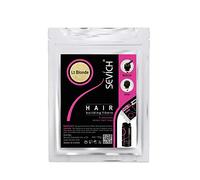 Sevich Fibra capilar unisex - 5 segundos disimula la caída del cabello, reconstruye el cabello, fibras naturales de queratina para el cabello debilitado, 100g - rubio claro