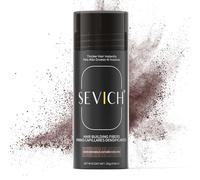 Sevich Fibras capilares unisex - 5 segundos disimula la caída del cabello, reconstruye el cabello, fibras naturales de queratina para el cabello debilitado, 25g - Marrón oscuro