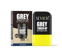 SEVICH Lápiz de retoque gris para cubrir el cabello gris, peine de cuatro dientes para líneas escasas, contiene extractos de plantas naturales, para hombres y mujeres, 15 g (marrón oscuro)