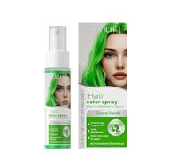 Sevich Spray para el cabello, color verde temporal, tinte instantáneo para el cabello para hombres y mujeres, secado rápido y fácil de lavar, coloración uniforme gracias al cabezal de pulverización