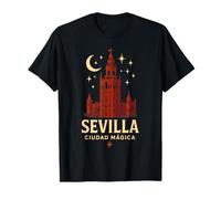 Sevilla Ciudad Mágica Giralda Viajeros España Andalucía Camiseta