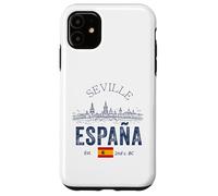 Sevilla España Banderas Souvenirs Desde Sevilla España Bandera Carcasa para iPhone 11