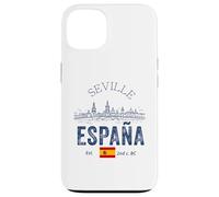 Sevilla España Banderas Souvenirs Desde Sevilla España Bandera Carcasa para iPhone 13