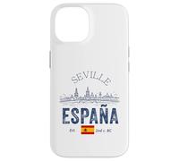 Sevilla España Banderas Souvenirs Desde Sevilla España Bandera Carcasa para iPhone 14