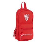 Sevilla FC Cosmetic Bag with 4 Cases 120 x 50 x 230 mm Mediana Red