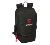SEVILLA FC - Mochila de Deporte con Zapatillero, Mochila, Ideal para Niños de Diferentes Edades, Cómoda y Versátil, Calidad y Resistencia, 28x19x51 cm
