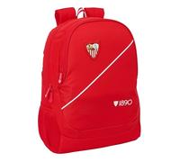 SEVILLA FC - Mochila Escolar Infantil, Ideal para Niños de Diferentes Edades, Cómoda y Versátil, Calidad y Resistencia, 32x16x44 cm