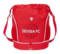 SEVILLA FC - Mochila Saco, Mochila, Ideal para Niños de Diferentes Edades, Cómoda y Versátil, Calidad y Resistencia, 34x15x43 cm, Color Rojo