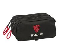 SEVILLA FC - Portatodo Triple Big, Estuche Infantil, Estuche Niño, Ideal para Niños en Edad Escolar, Cómodo y Versátil, Calidad y Resistencia, 21.5x8x10 cm
