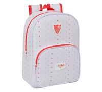 SEVILLA FC PREESCOLAR - Mochila Escolar Infantil Animada, Mochila Niño, Mochila Infantil, Adaptable a Carro, Ideal para Niños en Edad Escolar, Cómoda y Versátil, Calidad y Resistencia, 26x11x34 cm