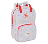Safta SEVILLA FC PREESCOLAR - Mochila Infantil, Adaptable con Asas, Tejido Reciclable, Ideal para Niños de Diferentes Edades, Cómoda y Versátil, Calidad y Resistencia, 20x8x28 cm