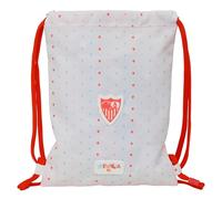 SEVILLA FC PREESCOLAR - Mochila Saco Plano Junior, Mochila, Ideal para Niños de Diferentes Edades, Cómoda y Versátil, Calidad y Resistencia, 26x34 cm