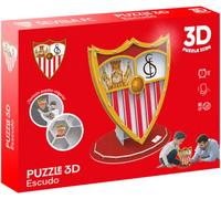 Sevilla FC - Varios Puzzle Escudo 3D, Unisex, Sevilla