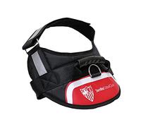 Sevilla, Arnés Reforzado con Relleno para Perro Talla S-M Producto Oficial Sevilla Fútbol Club Poliéster Color Rojo (CyP Brands)
