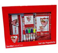 Sevilla Fútbol Club - Set de Papelería de 20 Piezas, Vuelta al Cole, Material Escolar, Producto Oficial (CyP Brands)