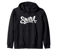 Sevilla Graffiti Ciudad Arte Callejero Handstyle España Souvenir Sudadera con Capucha
