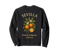 Sevilla Perla de Andalucía España Naranja Diseño Sudadera