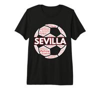 Sevilla Regalo Aficionado Al Fútbol Blanquirrojos Camiseta Premium