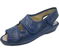 Sevilla - Zapatilla Mujer para Pies Delicados Estilo Sandalia - Anatómica Flexible y Ligera con Velcros - Primavera -Verano - Ancho Especial (Numeric_35)