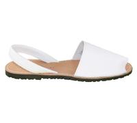 Sevillas Menorquinas Unisex - Sandalias Planas Verano Hombre y Mujer, Abarcas Sintéticas Cómodas, Variedad de Colores (Blanco, Sistema tallas calzado EU, Adulto, Números, mediano, 41)