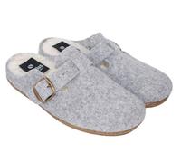 Sevillas Zapatilla casa fieltro zuecos comodos calentitos Los zapatos de Daniela MOD 21417 (Gris, Una talla, Sistema tallas calzado EU, Adulto, Hombre, Números, mediano, 46)
