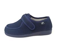 SEVILLAS Zapato para pies delicados, Diabéticos, posoperatorio Ancho Especial S Mod Wallaby Rejilla (Azul Marino, Numeric_43)