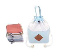 Sevira Kids - Bolsa dispensador y 8 toallitas lavables, Jeanne Made in France