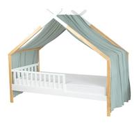 Sevira Kids - Cielo de cama cabaña, tela de gasa de algodón, Jeanne Made in France