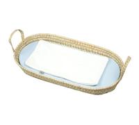 Sevira KIDS - Juego de cesta para cambios: cesta + colchón + sábana bajera + alfombra de cambio JEANNE Made in France